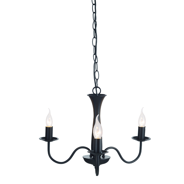 черен полилей свещ за кухня Knossos/Aca lighting
